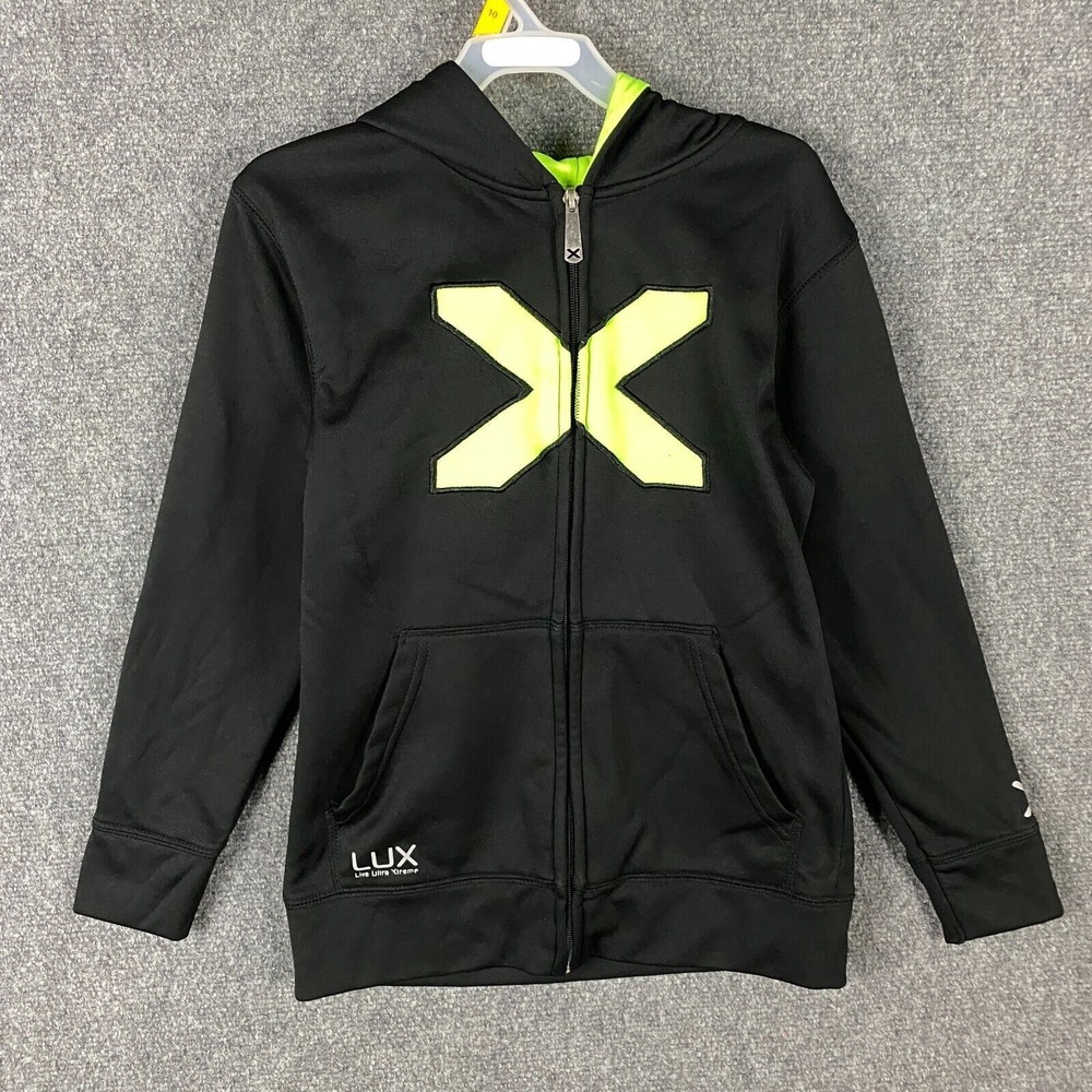 Lux Hoodie Small 8/10‎ Boys Full Zip 100% Polyester Kids S